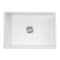 Nantucket Sinks 27 Inch Farmhouse Fireclay Sink with Drain and Grid T-FCFS27 - alternate 4